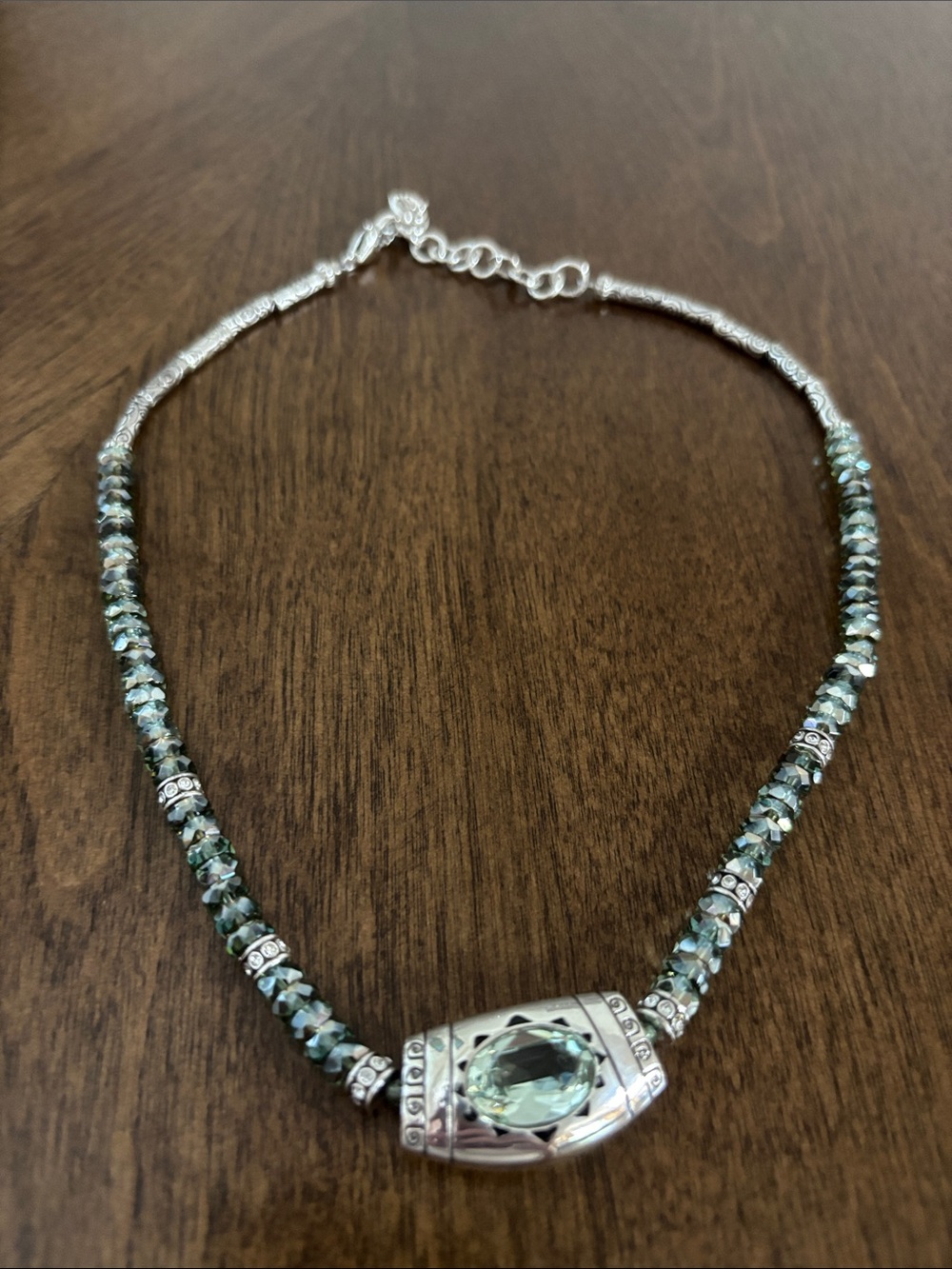 Brighton Clarita Gem Green Beaded
Pendant Necklace - Picture 7 of 9